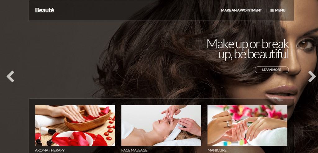 Beauté Beauty Theme - Best Hair Salon/Beauty WordPress Themes