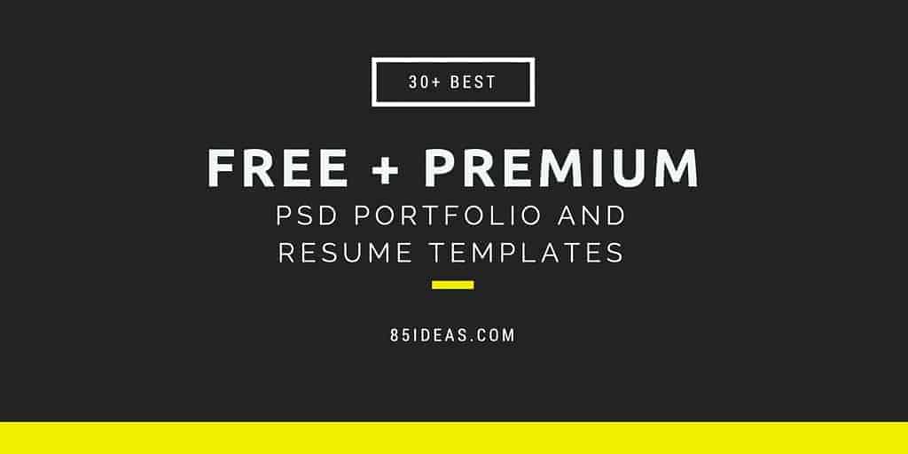 Best free and premium resume and cv letter templates