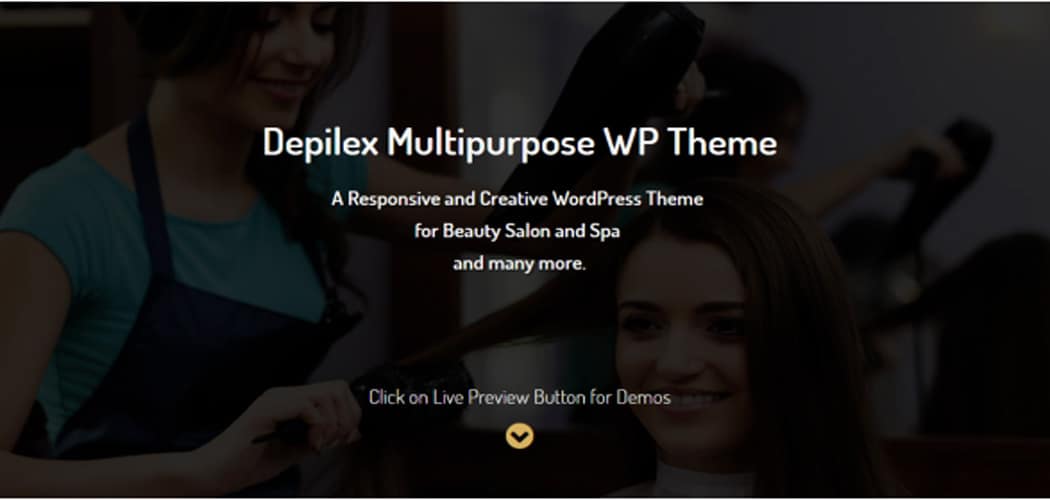 Beauty Salon Theme - Best Hair Salon/Beauty WordPress Themes
