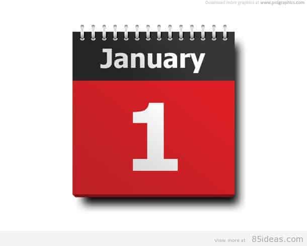 January calendar icon