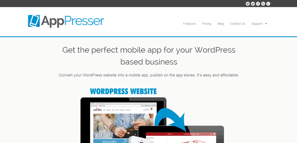Build iOS Android mobile apps AppPresser